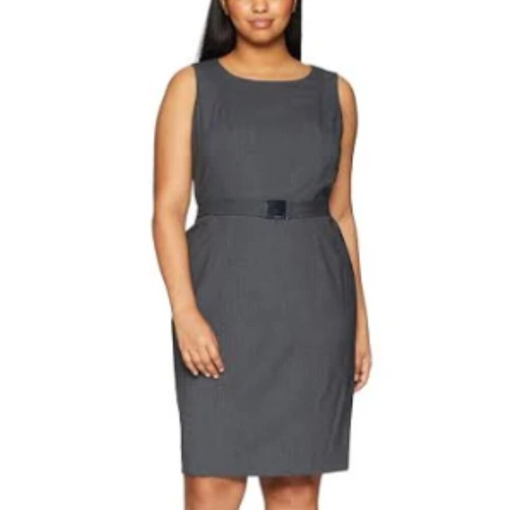 Charcoal grey plus sized Calvin Klein dress